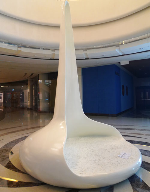 商场玻璃钢产品展示台